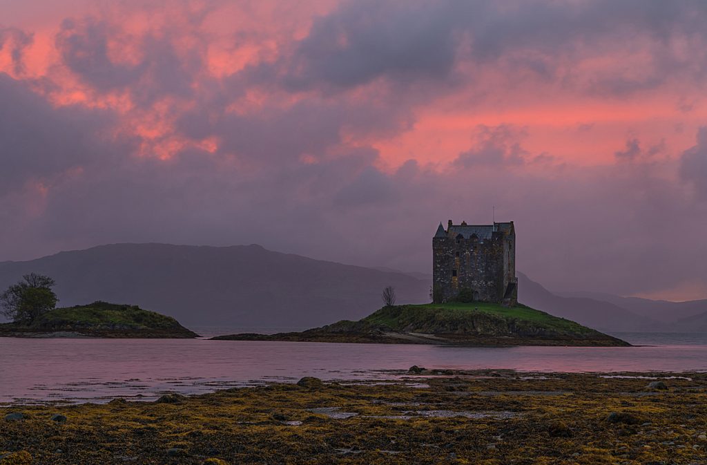 Stalker Castle at sunset 4340