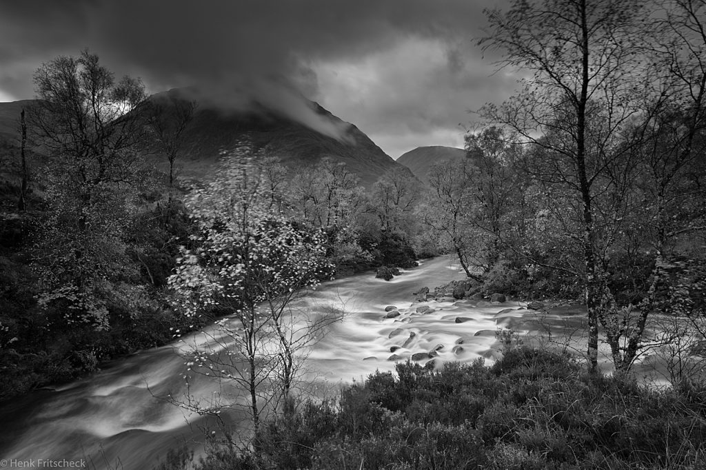 River Coupall meets River Coe 4038 BW