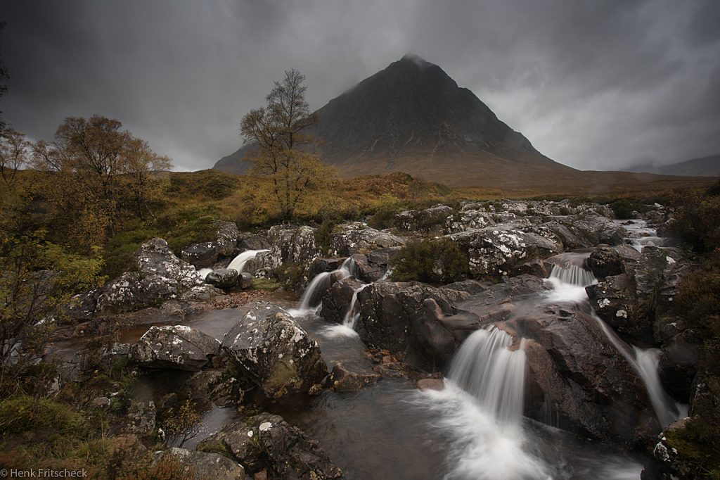 River Coupall with the Stob Dearg of the Buachaille Etive Mor 4461